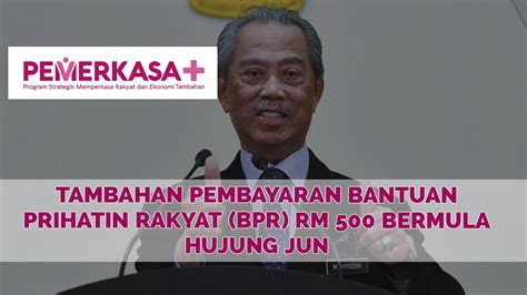 Bantuan Prihatin Rakyat Bpr Tambahan Rm Rm Dan Rm