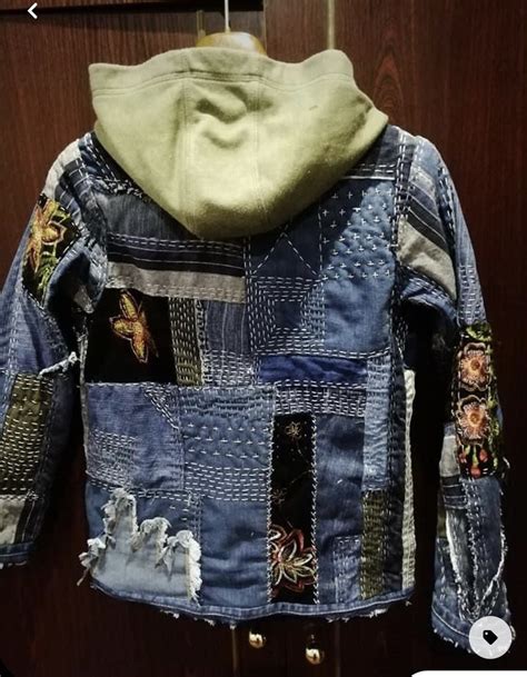 Quilted Clothing Patchwork Clothes Embroidery Jeans Jacket Jean