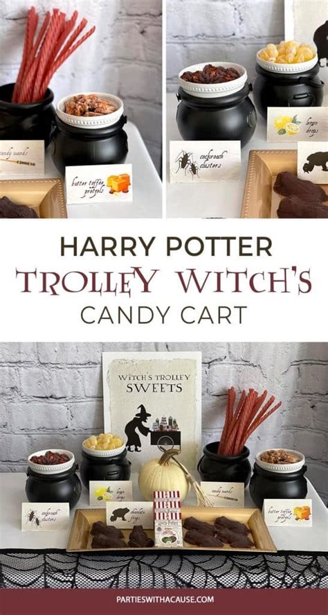 Harry Potter Sweet Table Ideas With Trolley Candy Cart Parties With A