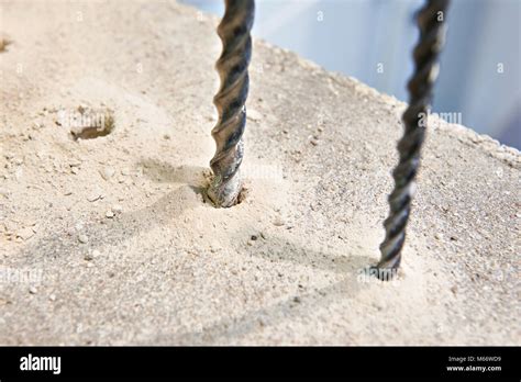 Drill Bit For Drilling Of Concrete Stock Photo Alamy