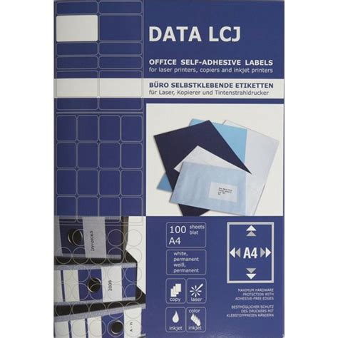 Etikete Data LCJ46 70x37mm 24etik Na A4 2400etiketa U Kut 100 1