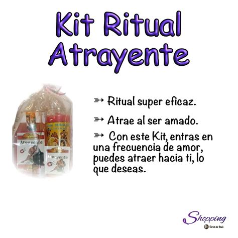 KIT completo Atrayente RITUAL COMPLETO Tarot de Inés Shopping