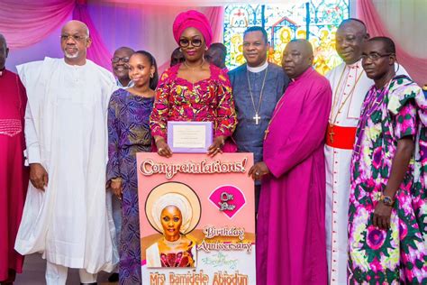 Day Ogun First Lady Bamidele Abiodun Receives Birthday Charge From