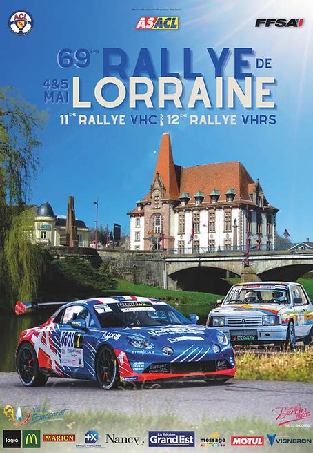 Liste des engagés Rallye de Lorraine 2024