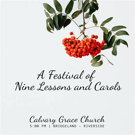 A Festival Of Nine Lessons And Carols