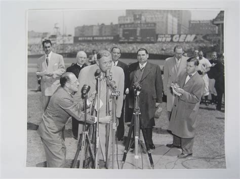Lot Detail Babe Ruth Day At Yankee Stadium X Black White Photograph
