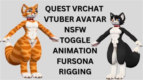 Do Custom Vrchat Vrc Furry Avatar 3d Nsfw Fursona Model Vtuber Character Rig By Ismailnuel Fiverr