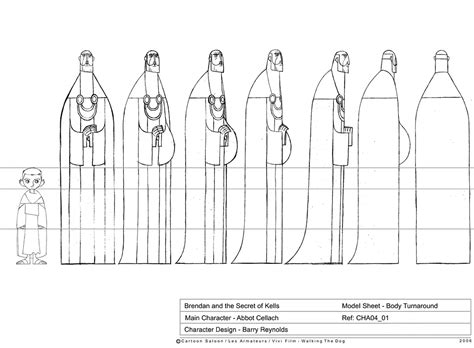 The Secret of Kells – Model Sheets | Traditional Animation