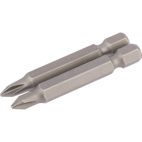 Draper Phillips Screwdriver Bit PH1 50mm Pack of 2