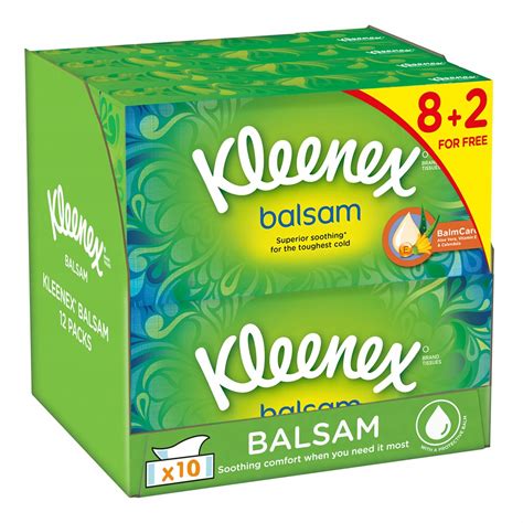 10x Chusteczki Higieniczne KLEENEX Balsam Box 64sz 13187079689 Allegro Pl