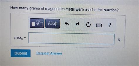 Solved Magnesium Metal Reacts With Aqueous Hcl To Yield H2