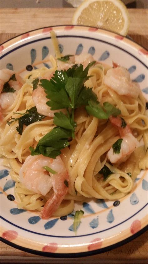 Chilli Garlic Prawn Pasta