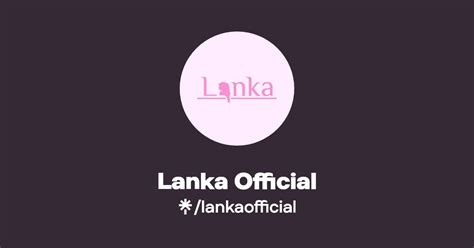 Lanka Official Linktree