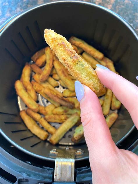 Air Fryer Frozen Zucchini Fries Melanie Cooks