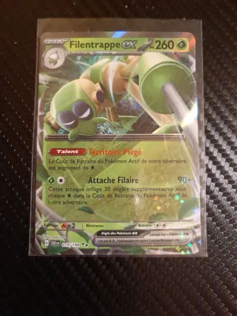 CARTE POKÉMON FILENTRAPPE EX 19 198 Écarlate Et Violet Neuve FR EUR 2