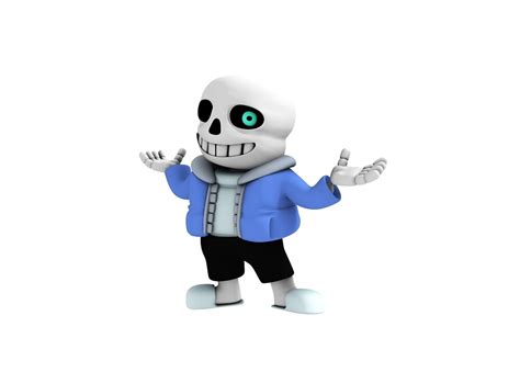 "Undertale: 3D Sans" by Spoons2 McGee | Redbubble