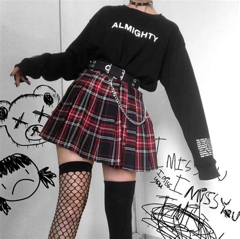 Cнεяяყ 🍒 Hipster Outfits E Girl Outfits Edgy Outfits Korean Outfits Grunge Outfits Hipster