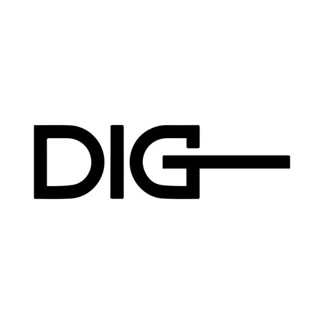 The Dig Logo Vector Design 16009823 Vector Art at Vecteezy