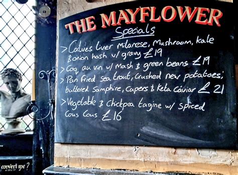 The Mayflower Pub on Twitter: "Attention Shipmates, Mayflower Specials ...