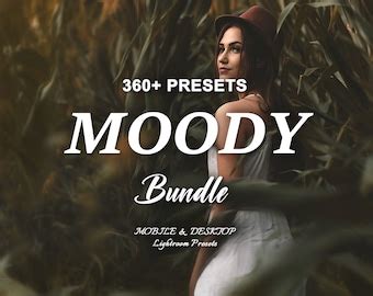 10 Moody Lightroom Presets For Desktop And Mobile 10 Etsy