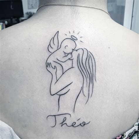 Pin de Gimena Fernández em Tatoo Tatuagem de bebê anjo Tatuagem de