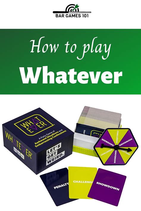 Whatever An Embarrassingly Fun Party Card Game