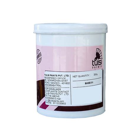 Tulsi Paint Grace Interior Emulsion 20 Ltr Base 01 Rcm