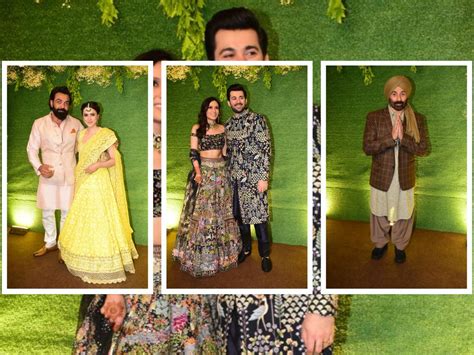 Karan Deol And Drisha Acharya Sangeet Ceremony Photo Sunny Deol Bobby