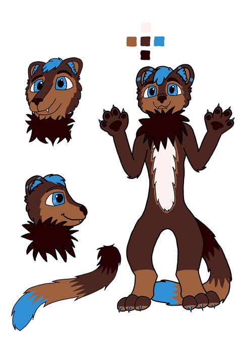 My First Fursona Reference Sheet Rfurryartschool