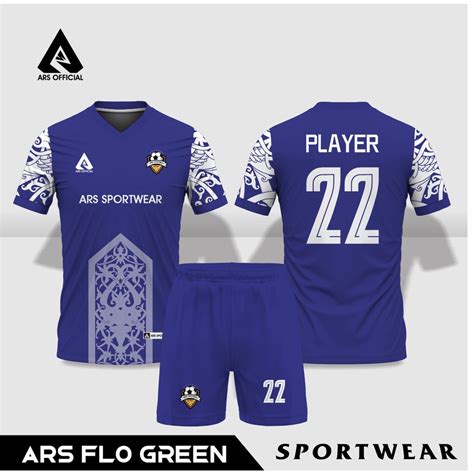 Jual JERSEY FUTSAL JERSEY SEPAK BOLA PRINTING ARS BATIK DAYAK SHIELD