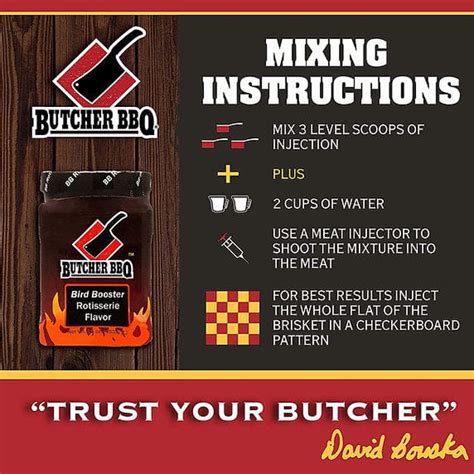 Bird Booster Chicken Injection Honey Flavor Turkey Injection Butcher Bbq