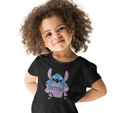 T Shirt Koszulka Dzieci Ca Bawe Niana Z Nadrukiem Z Bajki Lilo I Stitch