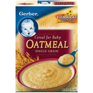 Gerber Dry Cereals Oatmeal Single Grain Cereal For Baby Oz