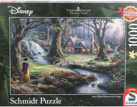 Disney Snow White 1000 Pieces Puzzle Thomas Kinkade Germany New