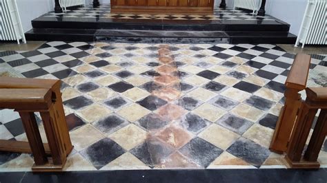 Polished Marble Church Floor Renovated In Cardiff Tiling Tips Tips