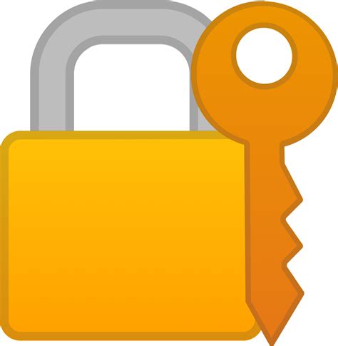 Locked With Key Emoji Download For Free Iconduck