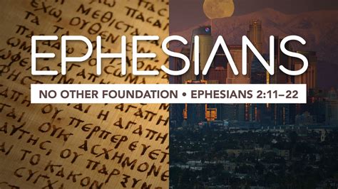 Ephesians No Other Foundation Calvary Westlake
