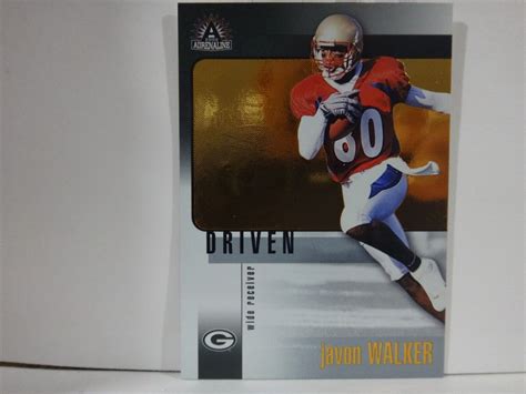 2002 Pacific Adrenaline Driven 12 Javon Walker EBay