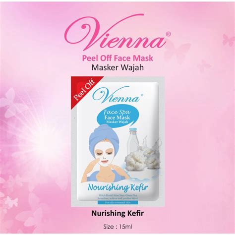Vienna Peel Of Mask Spa Nourishing Kefir Sachet Packaging 15ml Sachet