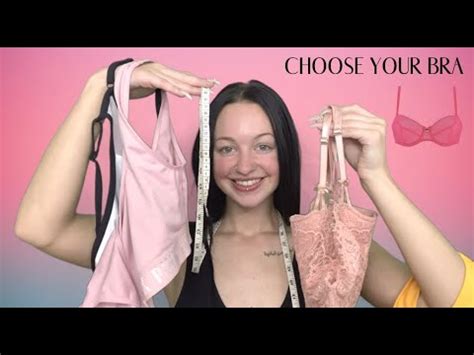 Asmr Bra Fitting Style Selection Rp Youtube