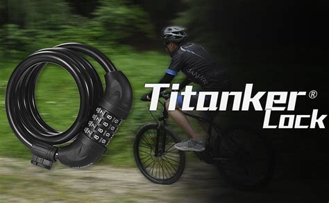 Titanker Bike Lock Lock For Bike Locks With Combinations Resettable