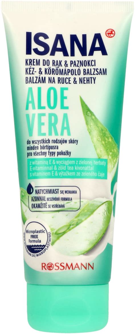 Isana Aloe Vera Krem Do R K I Paznokci Ml Drogeria Rossmann Pl