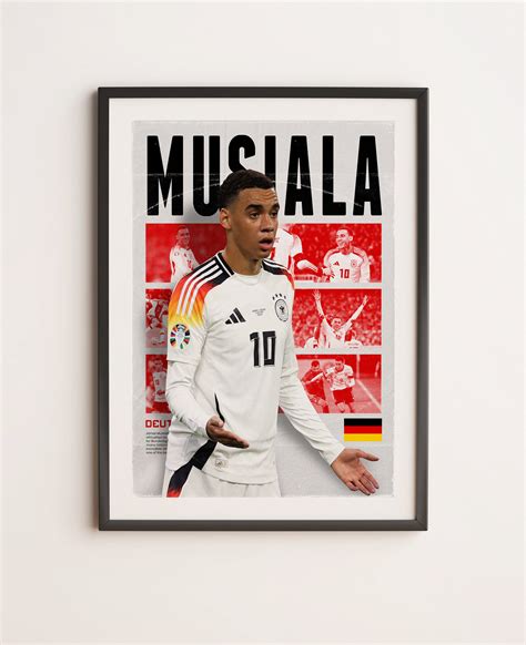 Jamal Musiala Germany Euro Printable A Sport Wall Art Gift For