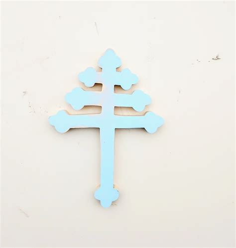 Maronite Cross Lebanese Cross Wooden Wall Cross Reclaimed - Etsy