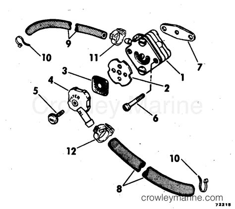 FUEL PUMP 1978 Evinrude Outboards 6 6805B Crowley Marine