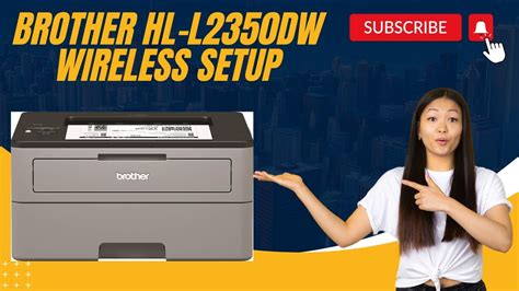 Brother Hl L2350dw To Wi Fi Setup Tutorial Brother Printer Wireless Setup Dsk Youtube