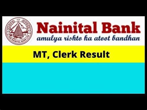 Nainital Bank Result 2021 How To Check Nainital Bank Clerk Result 2021