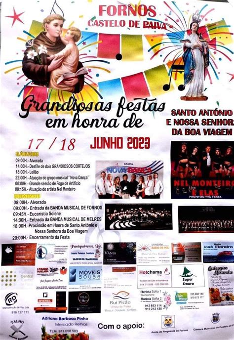 Festas em Honra de Santo António 2023 Castelo de Paiva