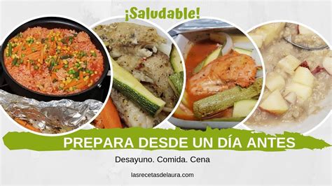 Menú De 1 Día Saludable 🍏 Desayuno Comida Y Cena 🍗 Dietas 2019 Youtube