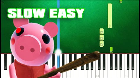 Piggy Book Main Menu Theme Slow Easy Piano Tutorial Anyone Can